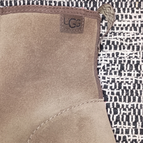 UGG City Func Front Zip Up Suede Brown Boots Women's 9 - Picture 5 of 15